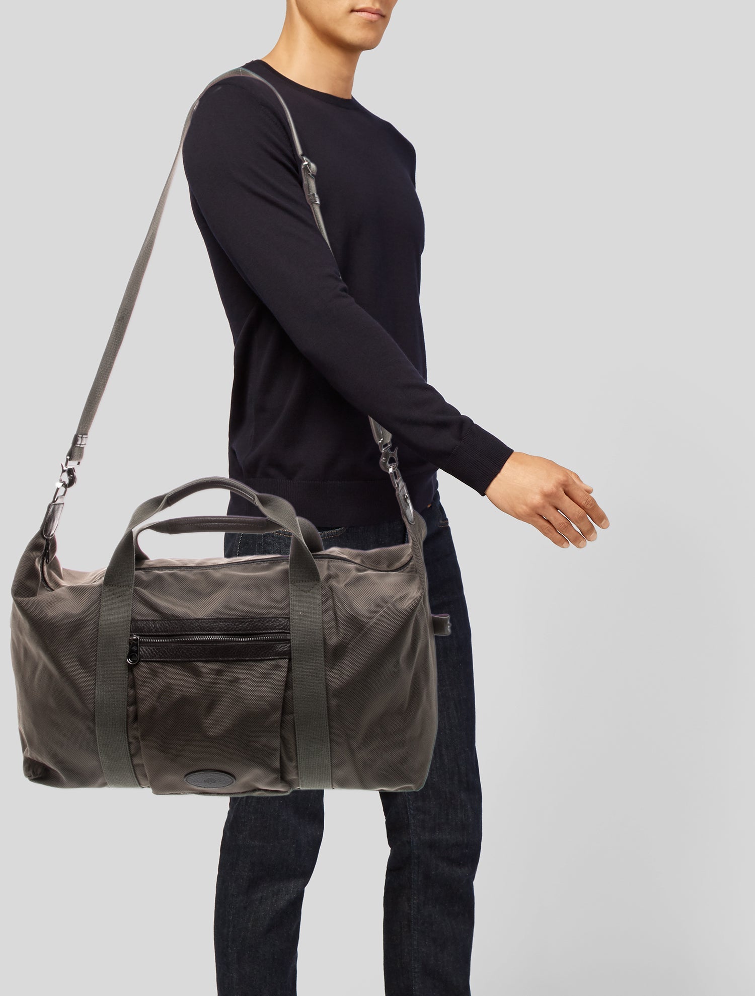 Mulberry Men's brown duffel bag