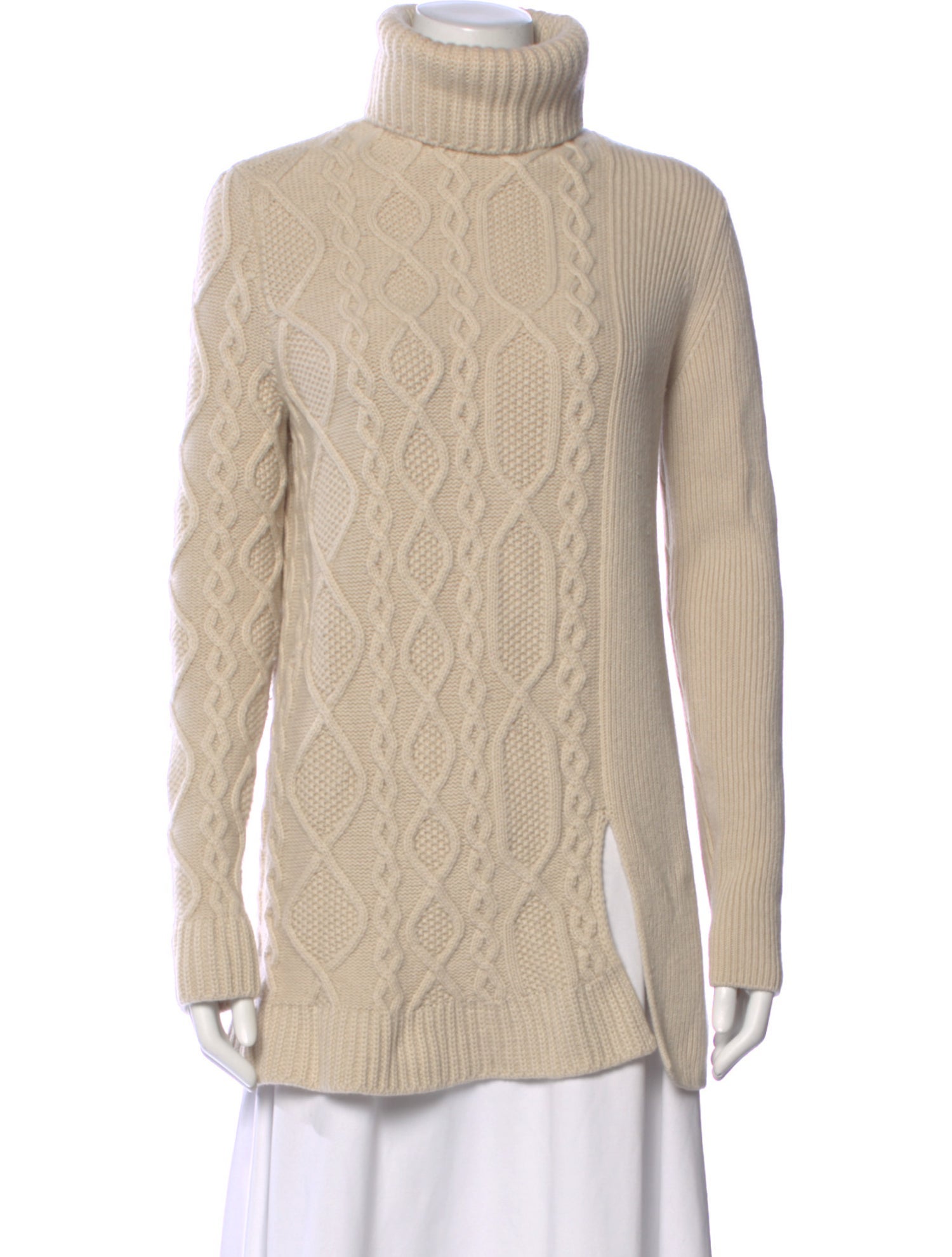Mulberry Merino Wool Patterned Sweater