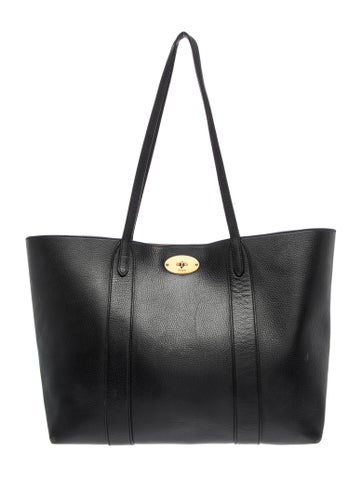 Pre-owned Mulberry Leather Tote In Black