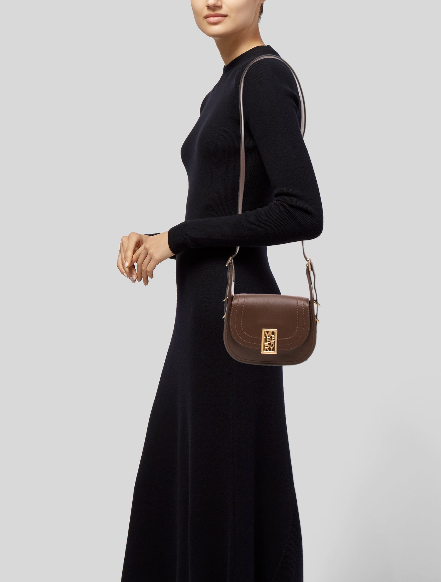 Mulberry Leather Crossbody Bag
