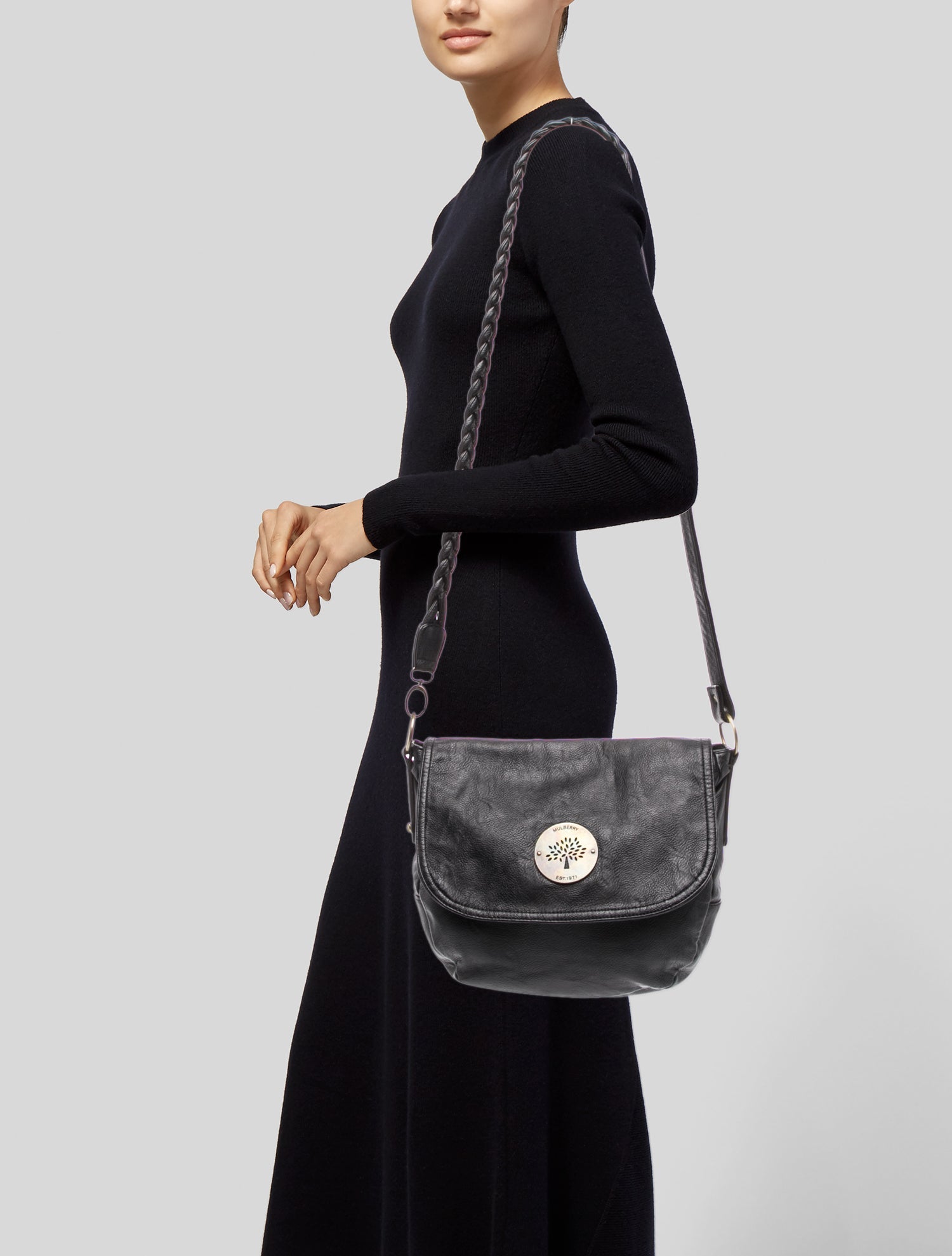Mulberry Leather Shoulder Bag