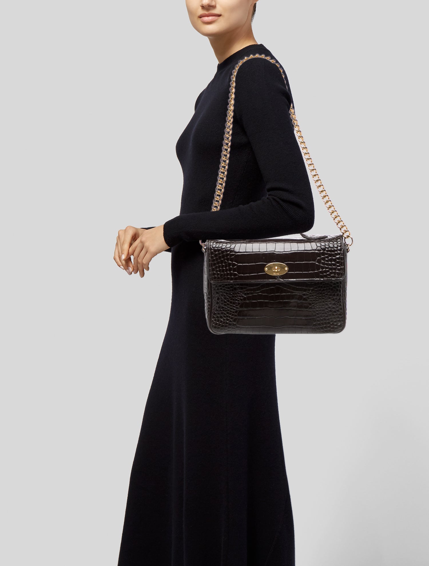 Mulberry Leather Shoulder Bag