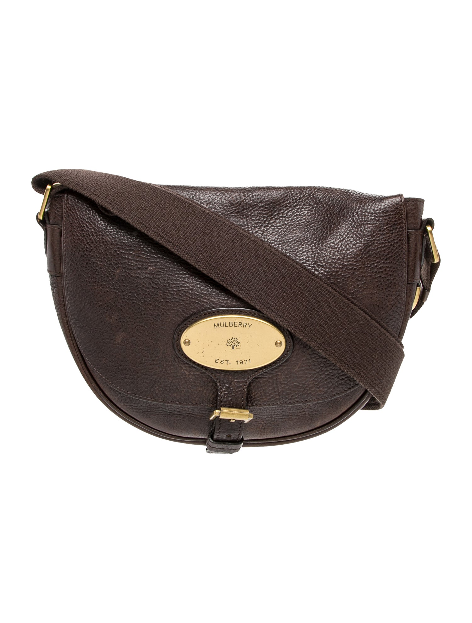 Mulberry Leather Crossbody Bag