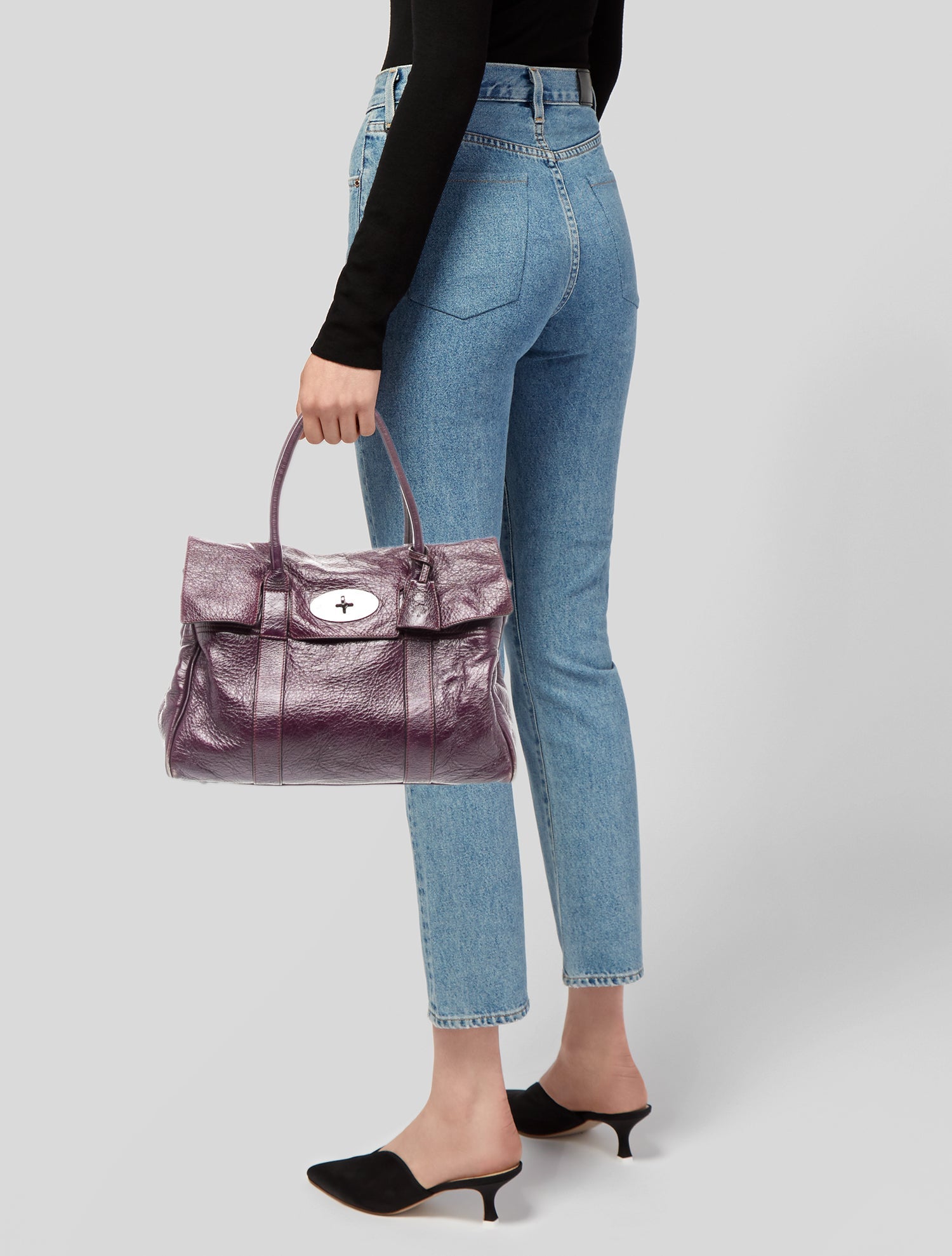 Mulberry Leather Bayswater leather bag Small