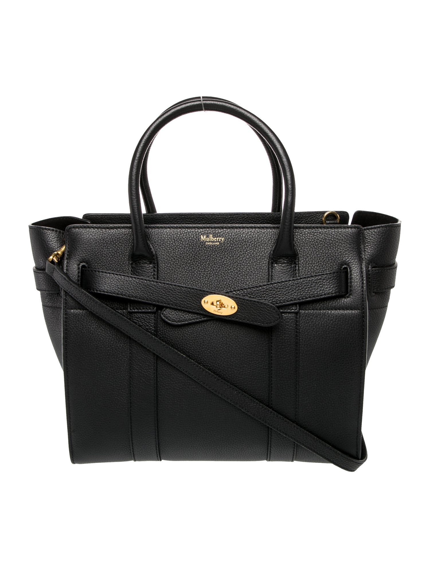 Mulberry Leather Top Handle Bag