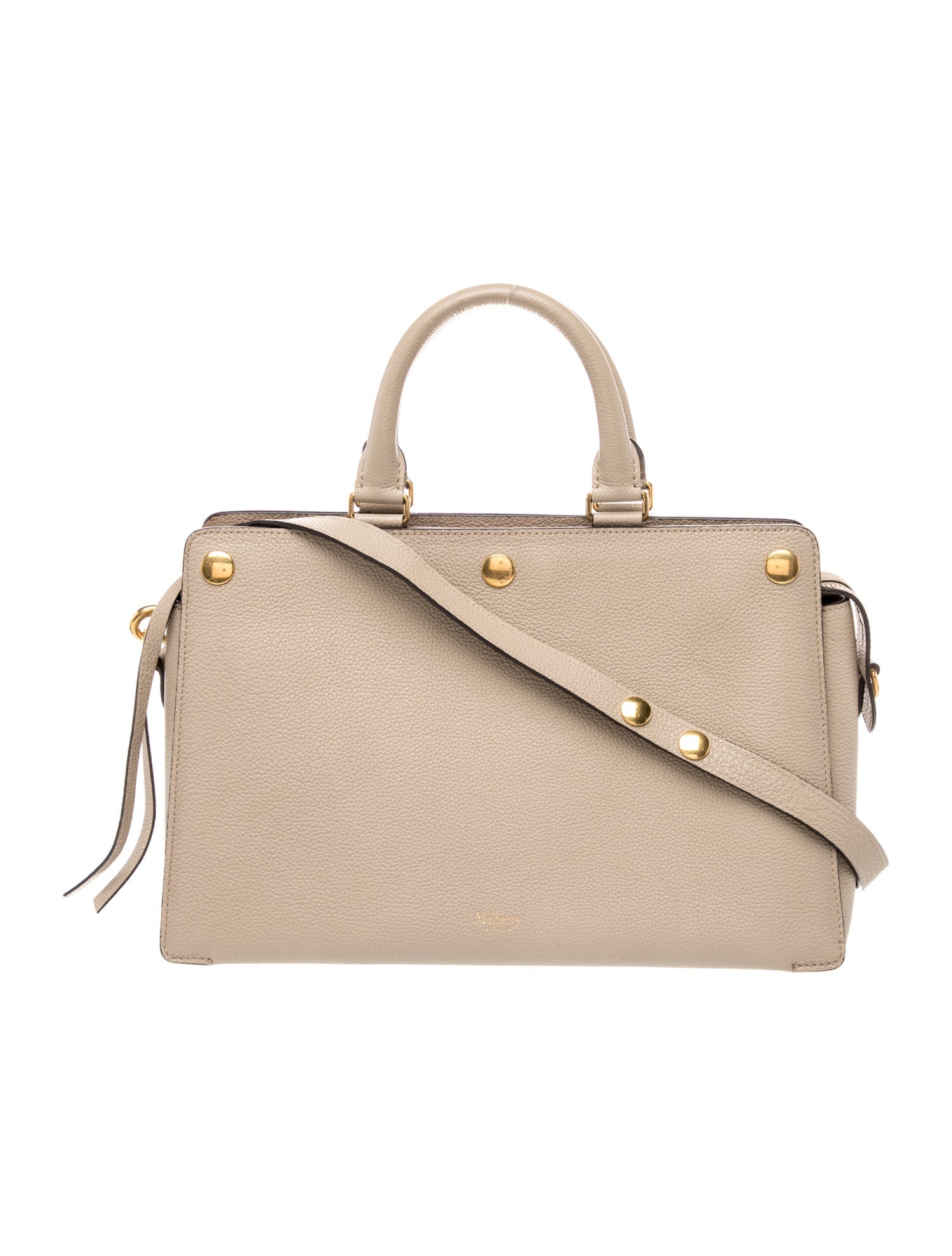 Mulberry Leather Top Handle Bag
