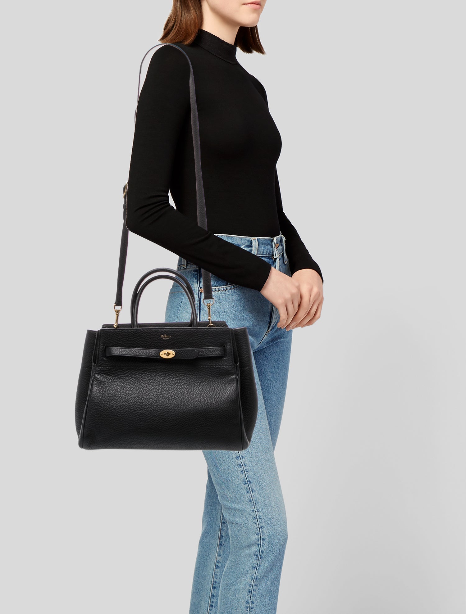 Mulberry Leather Belted Bayswater