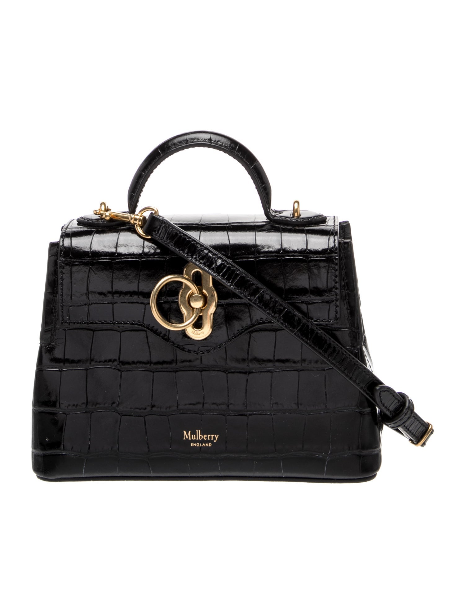 Mulberry Embossed Leather Seaton Micro