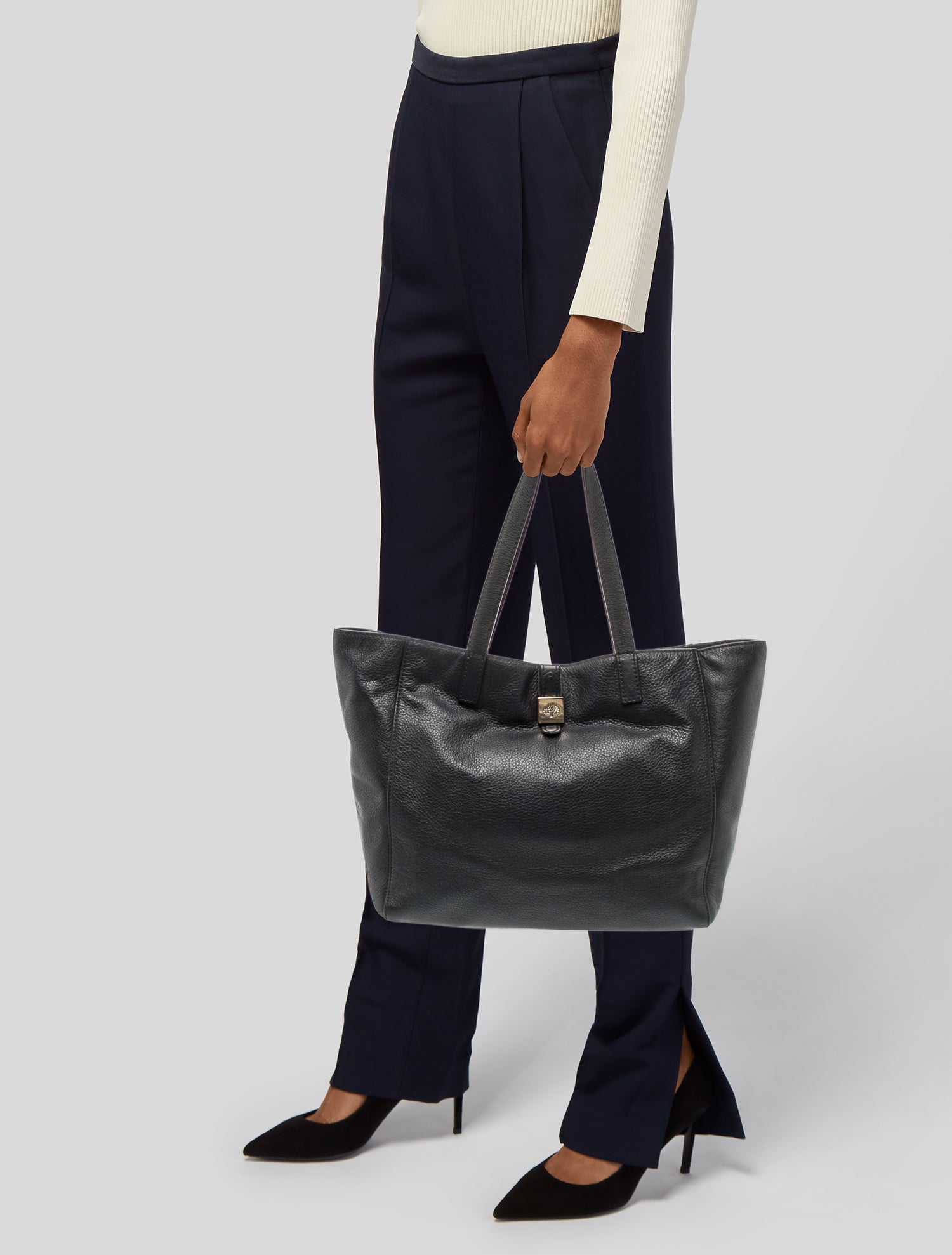 Mulberry Signature Top Handle Bag