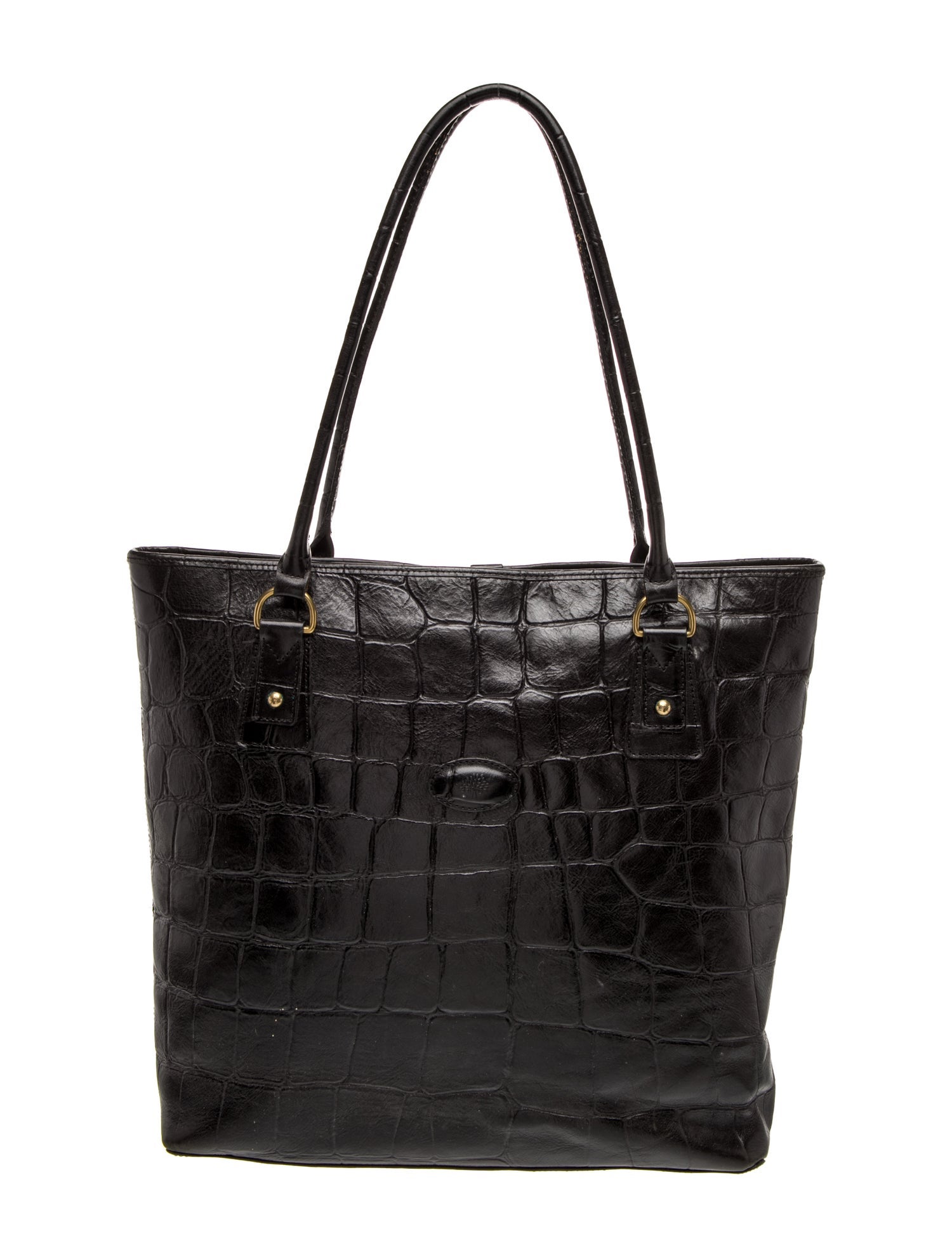 Mulberry Embossed Leather Tote