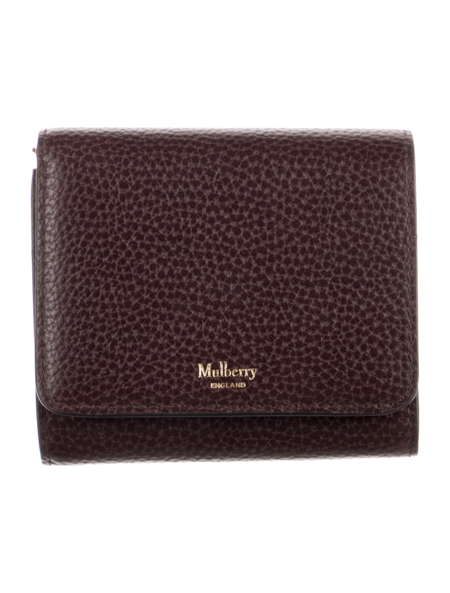 Mulberry Leather Trifold Wallet