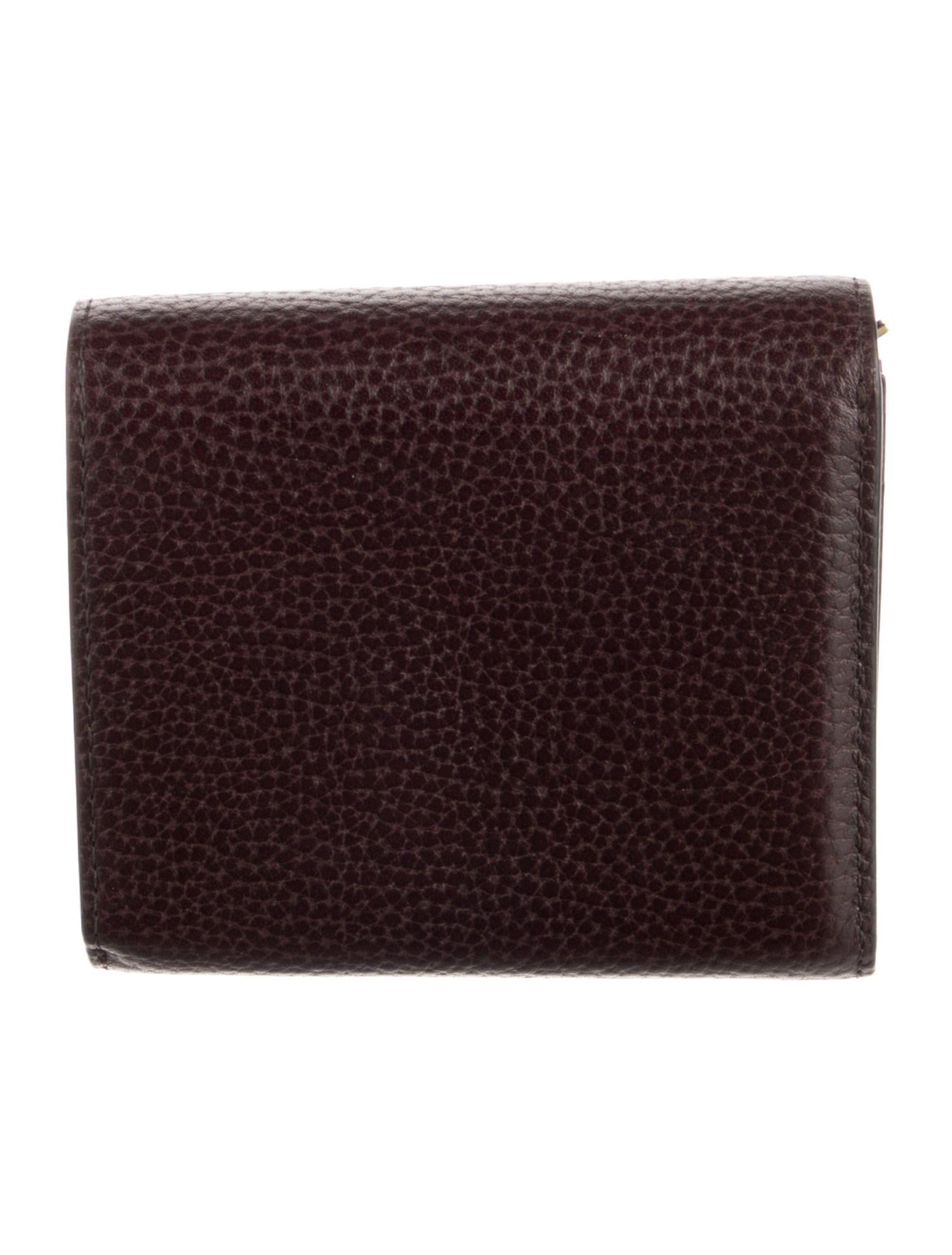 Mulberry Leather Trifold Wallet