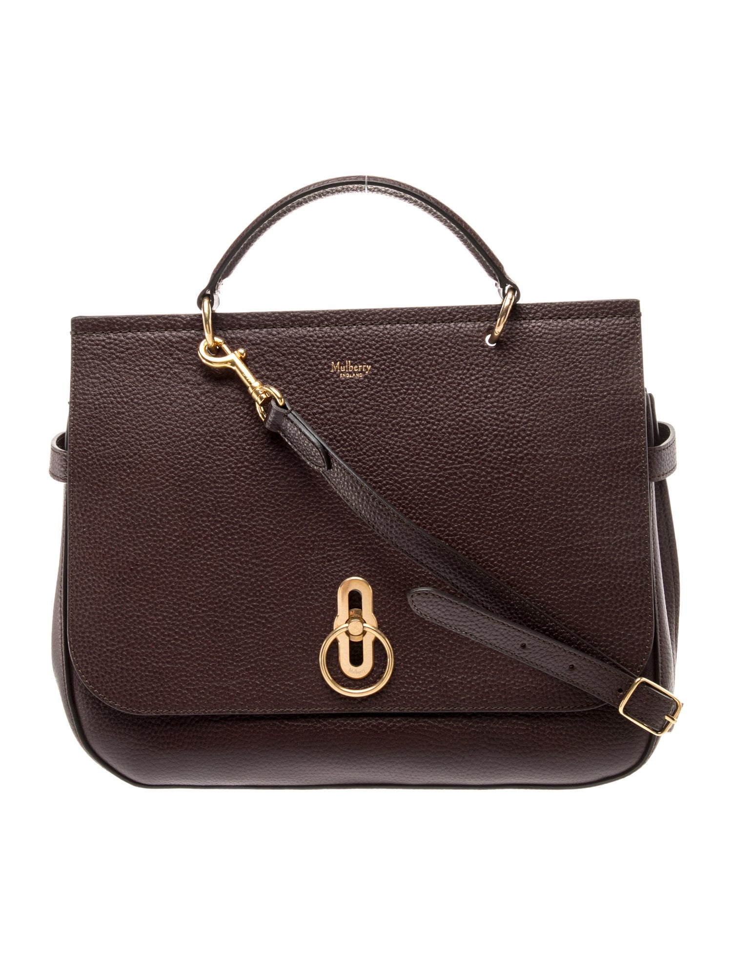 Mulberry Leather Top Handle Bag