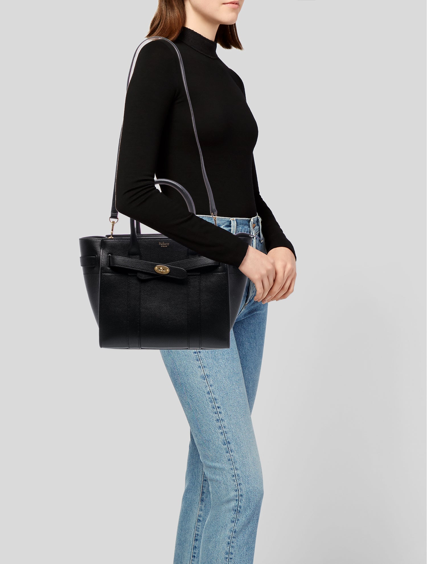 Mulberry Leather Top Handle Bag w/ Tags