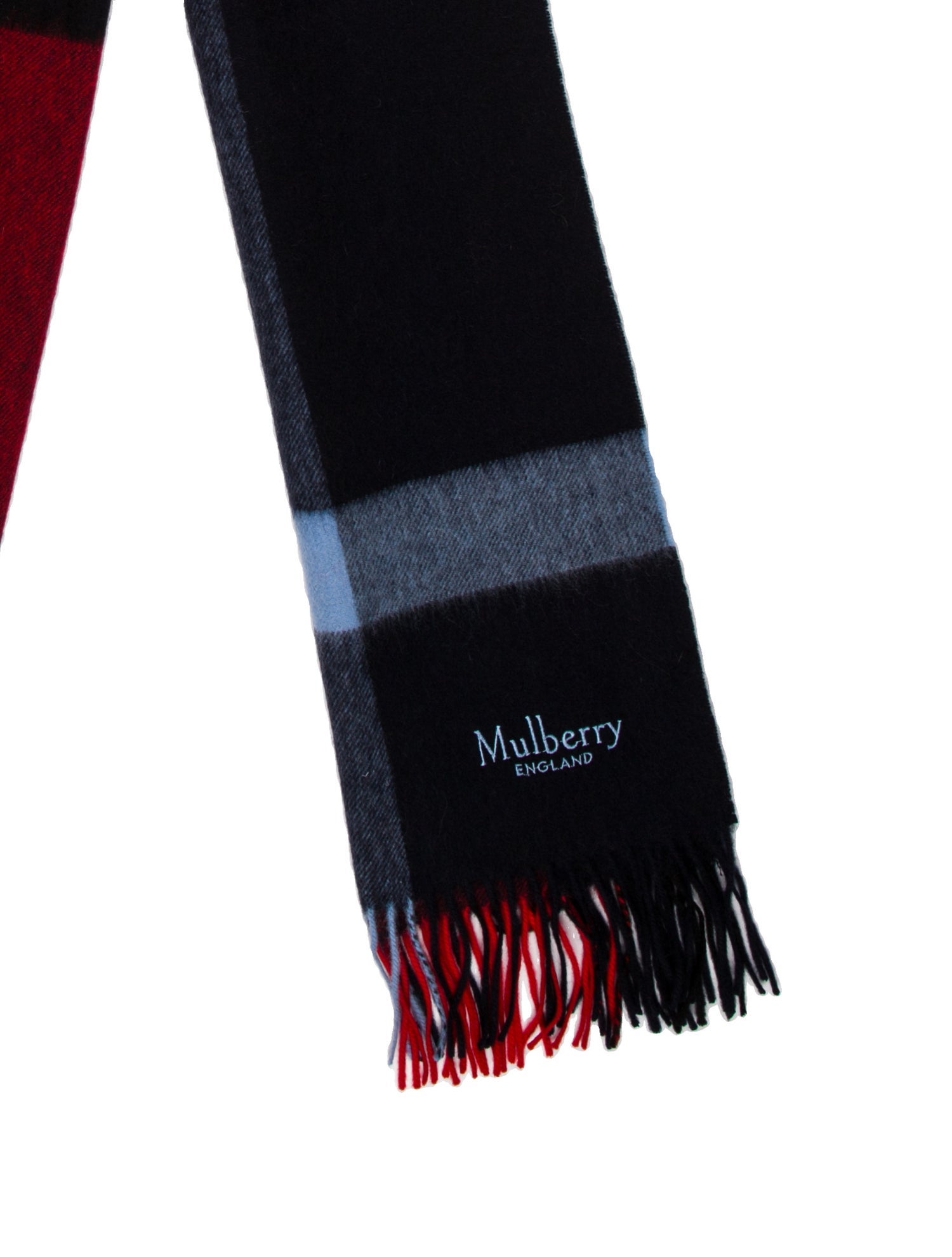 Mulberry Wool Striped Scarf
