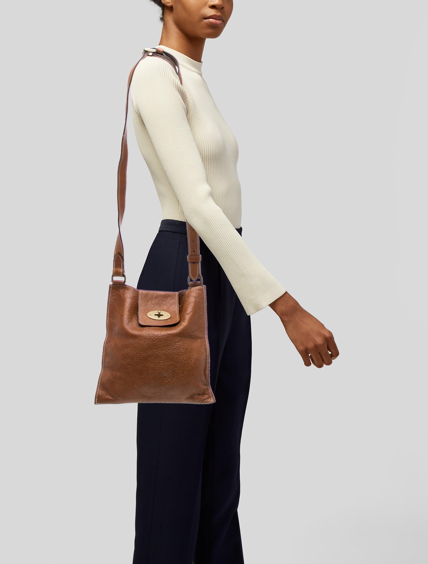 Mulberry Brooke Leather Bag - Brown Shoulder Bags, Handbags