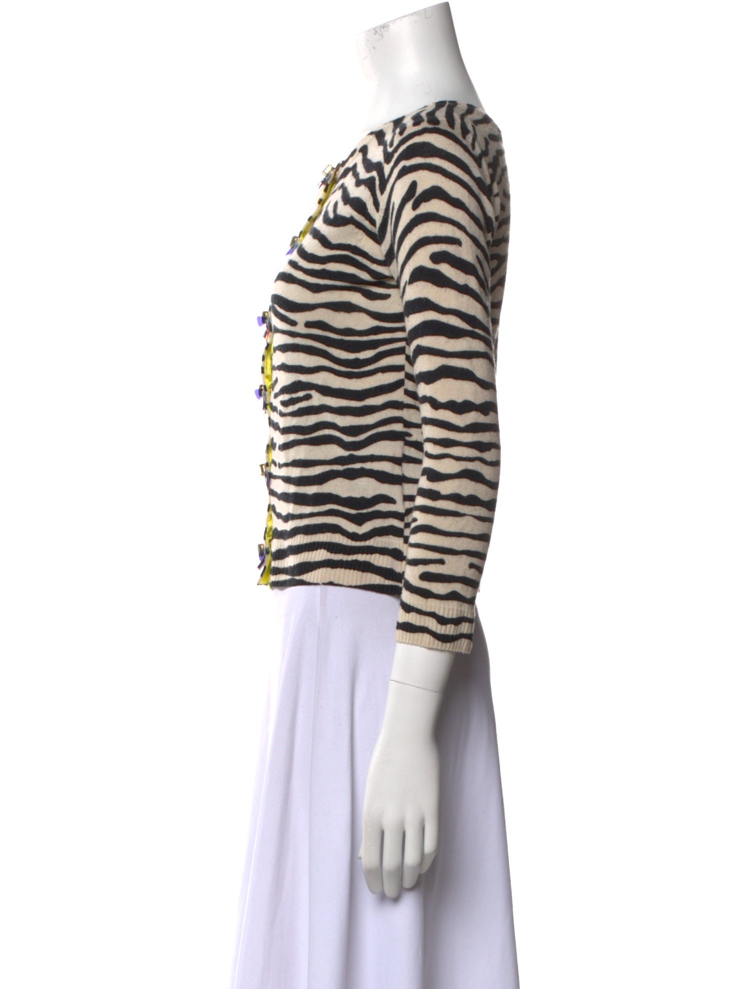 Muveil Wool Animal Print Sweater