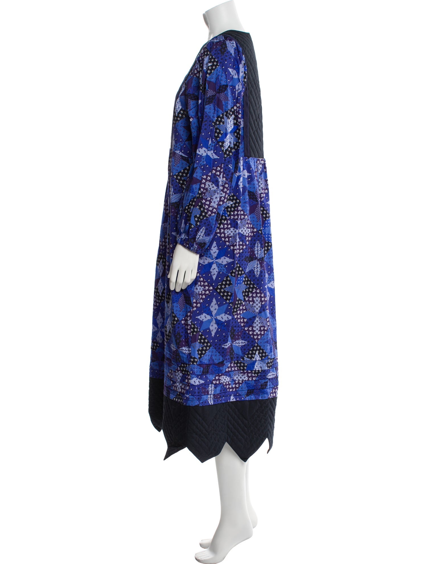 Muveil Printed Long Dress