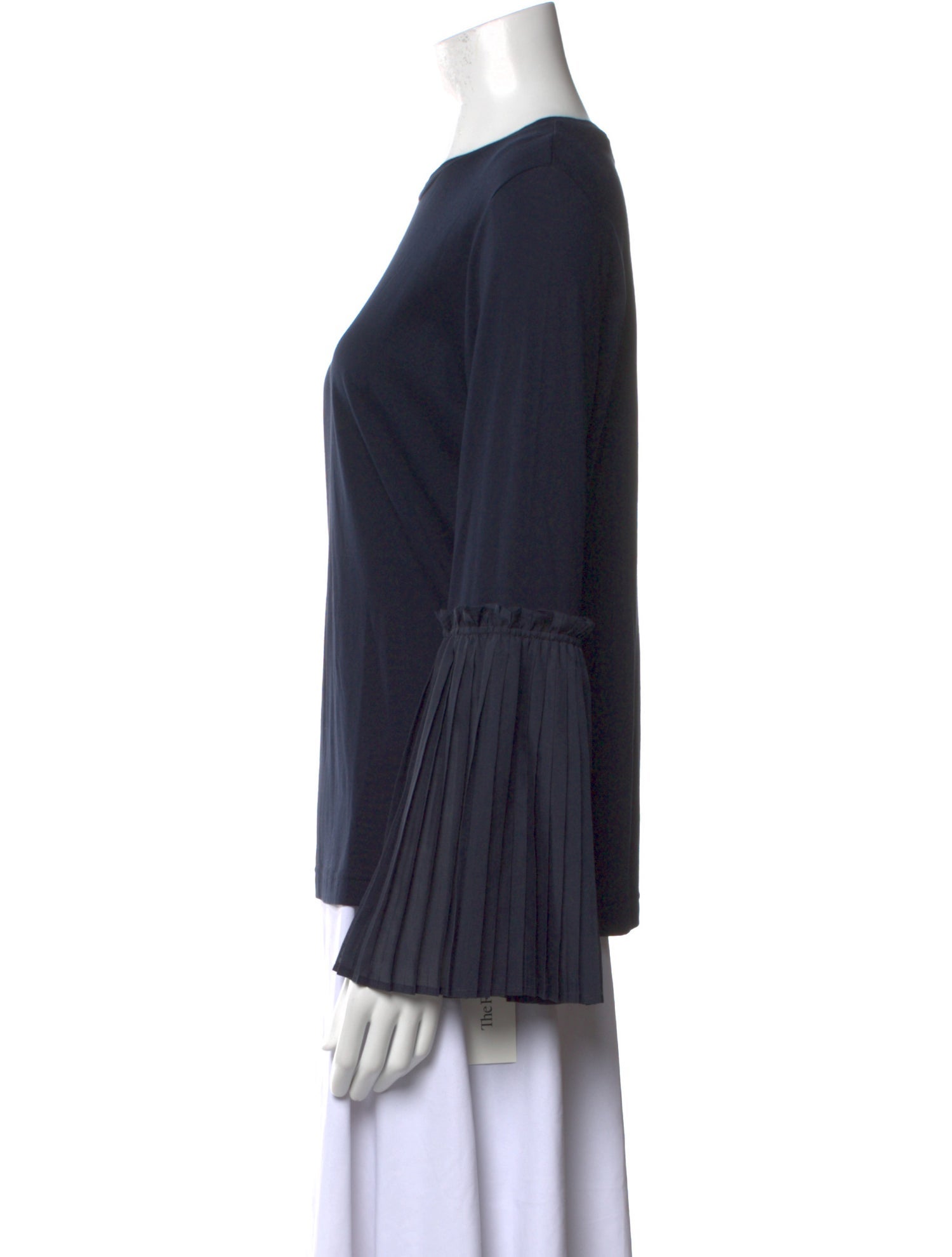 Muveil Crew Neck Long Sleeve Top