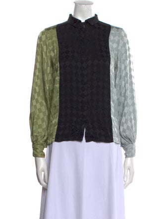 Michaele Vollbracht Silk Printed Sweatshirt