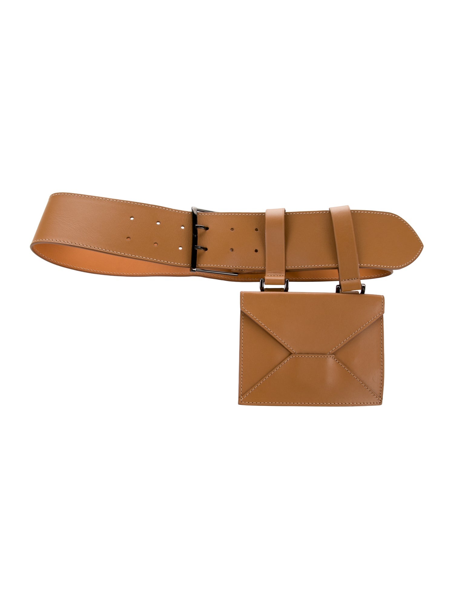 Maison Vaincourt Wide Leather Waist Belt