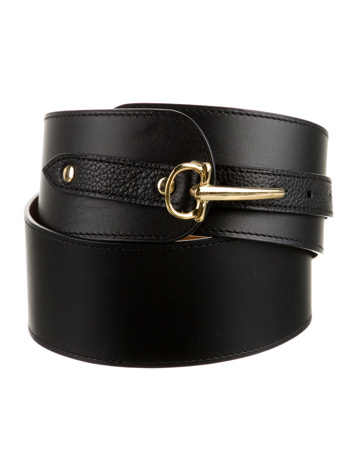 Maison Vaincourt Wide Leather Belt