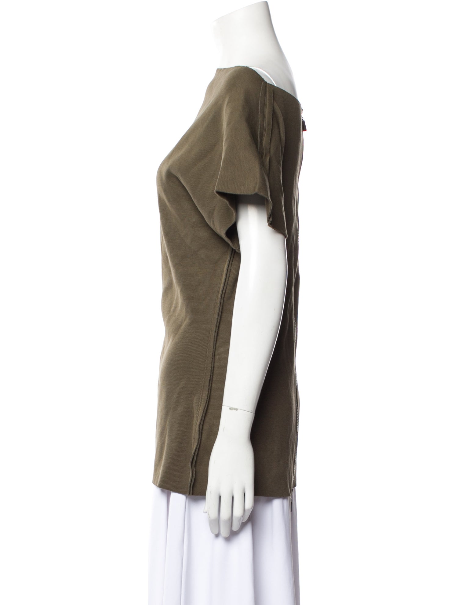 Maticevski Off-The-Shoulder Short Sleeve T-Shirt