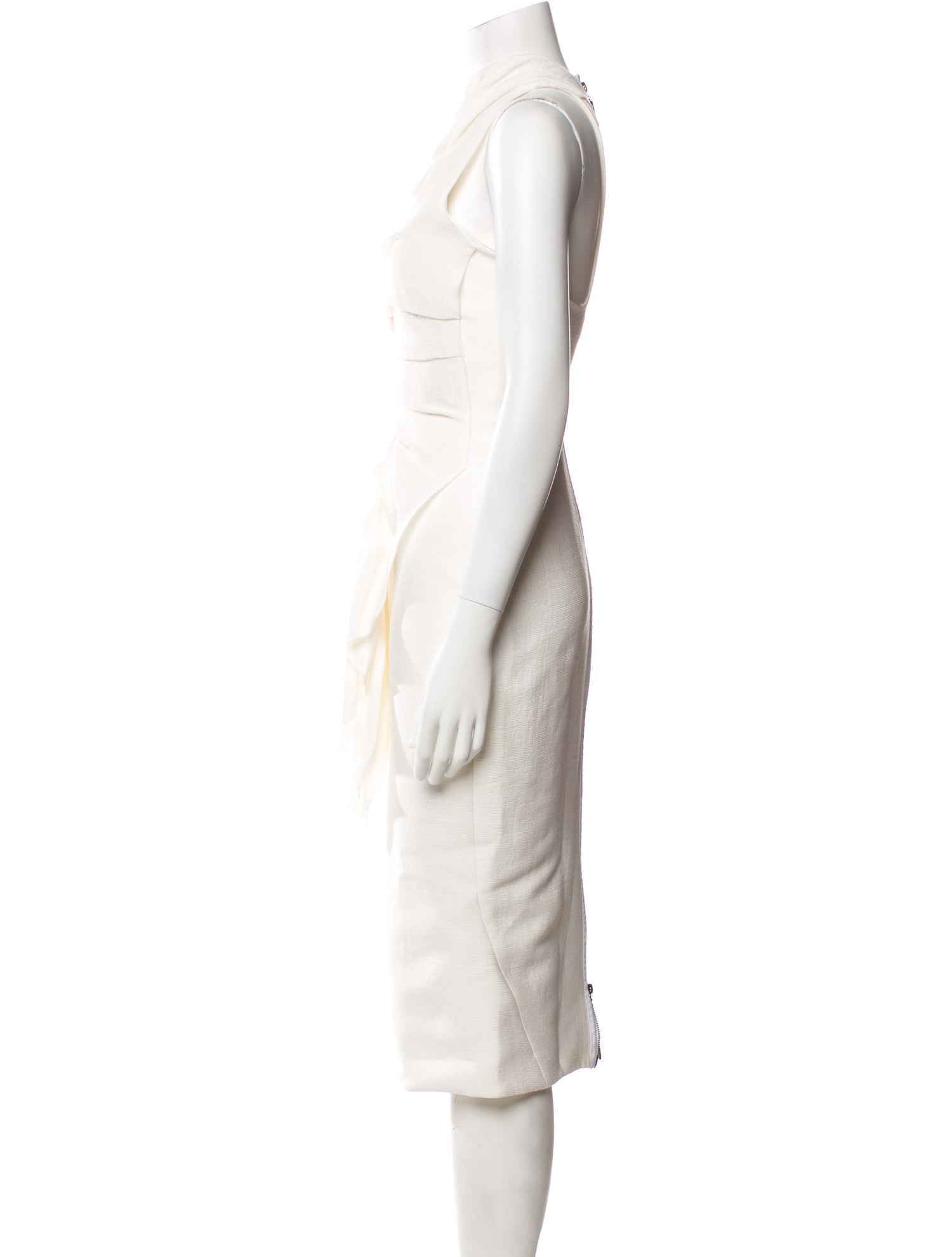 Maticevski Mock Neck Midi Length Dress