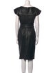 Maticevski Lambskin Knee-Length Dress