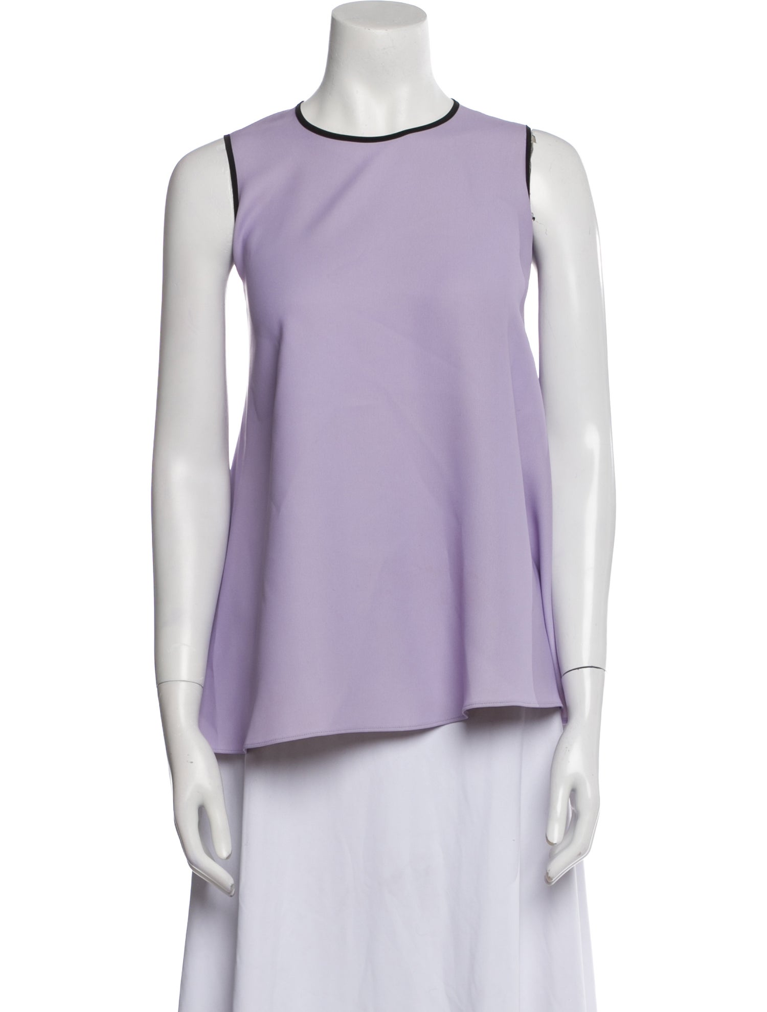 Maticevski Crew Neck Sleeveless Top