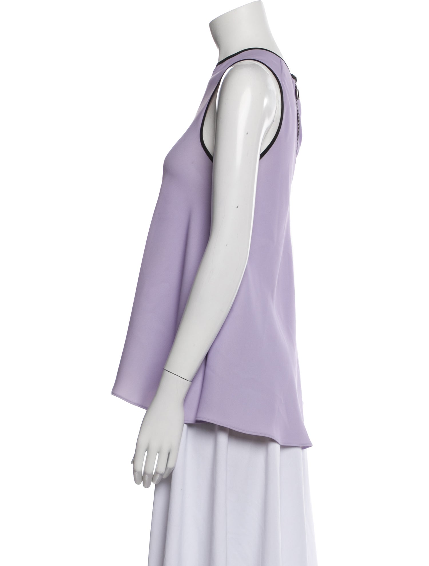 Maticevski Crew Neck Sleeveless Top