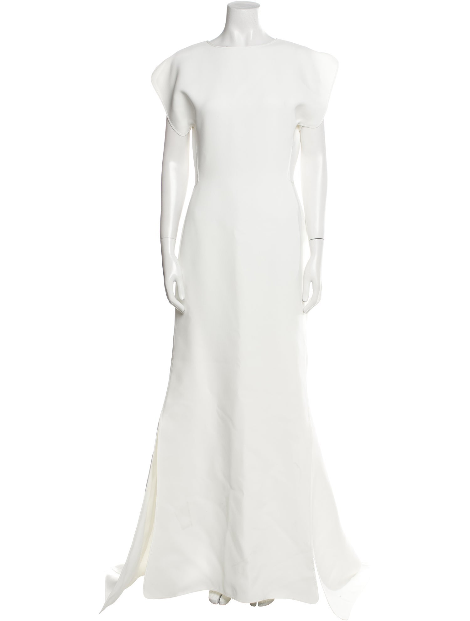 Maticevski Bateau Neckline Long Dress