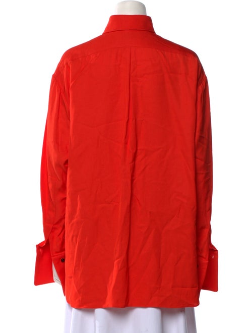 Maticevski Long Sleeve Button-Up Top