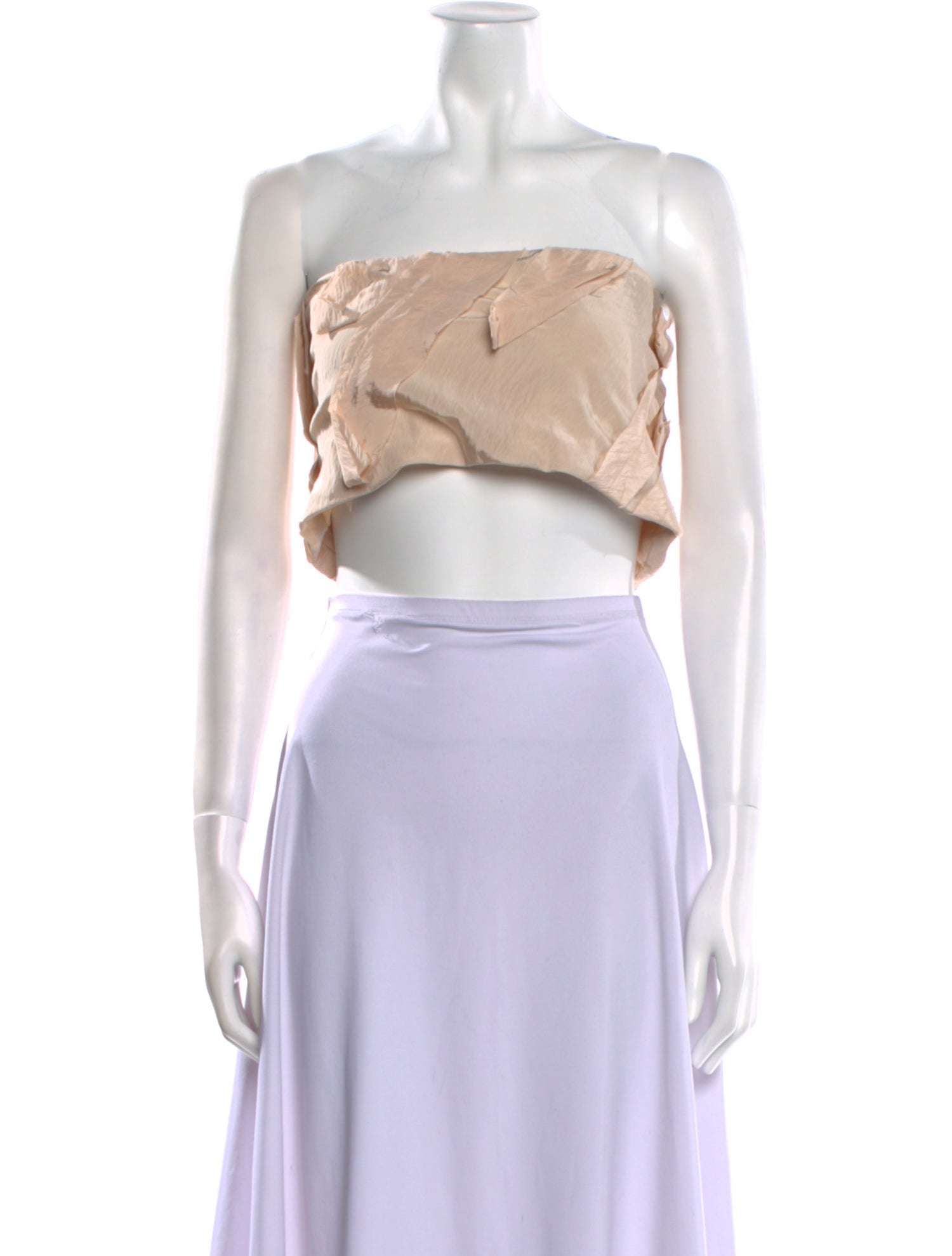 Maticevski Strapless Crop Top