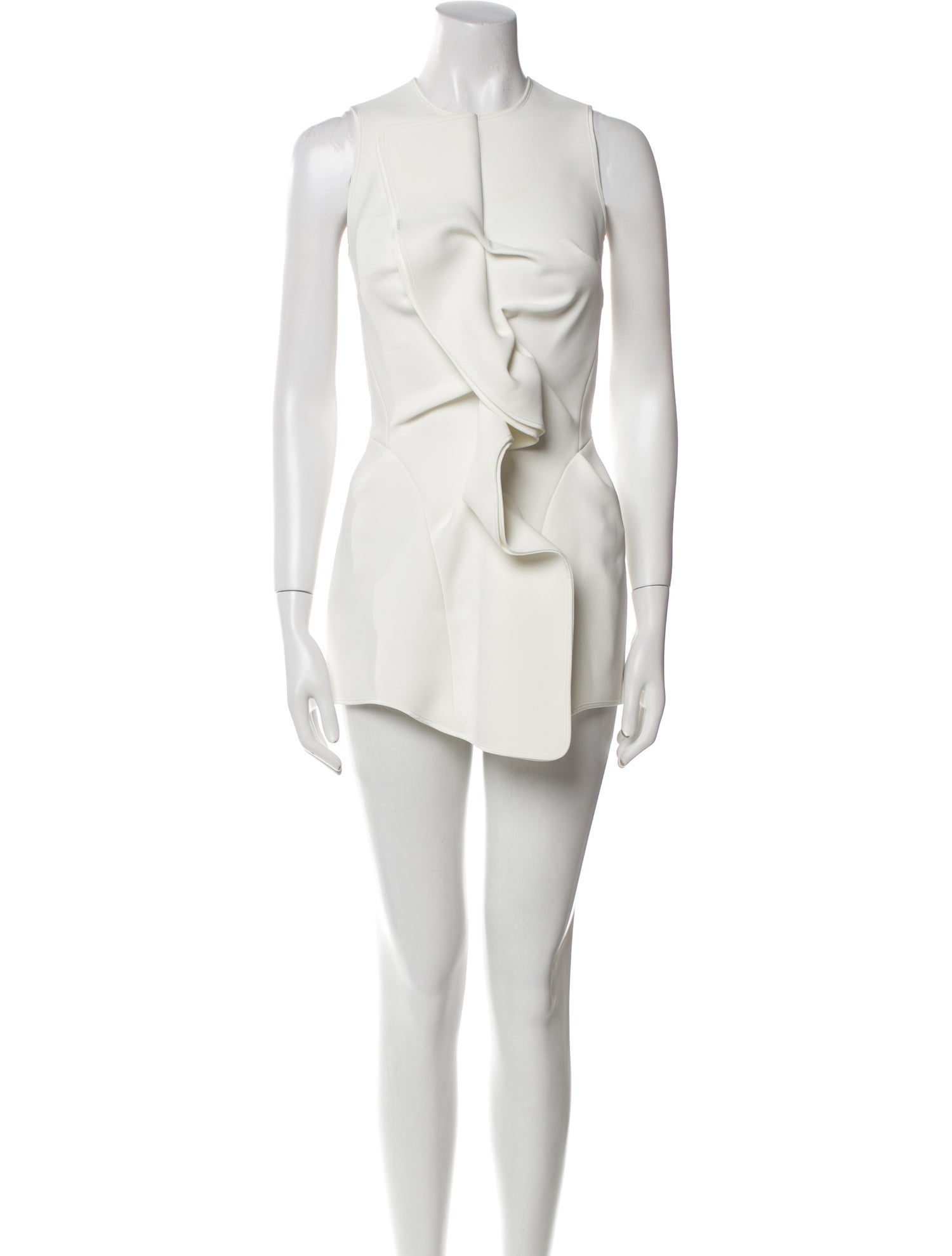 Maticevski Crew Neck Sleeveless Tunic