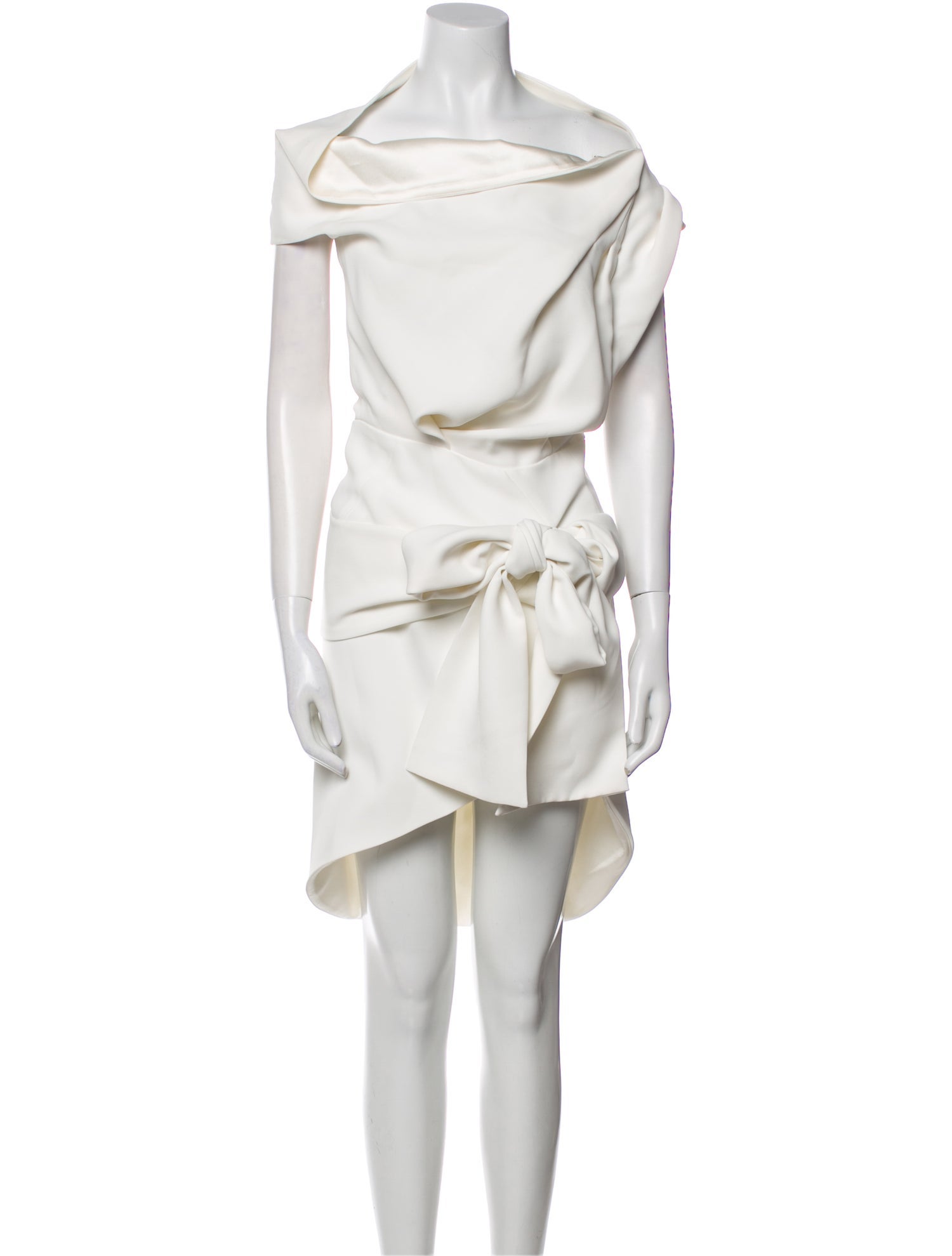 Maticevski Cowl Neck Mini Dress