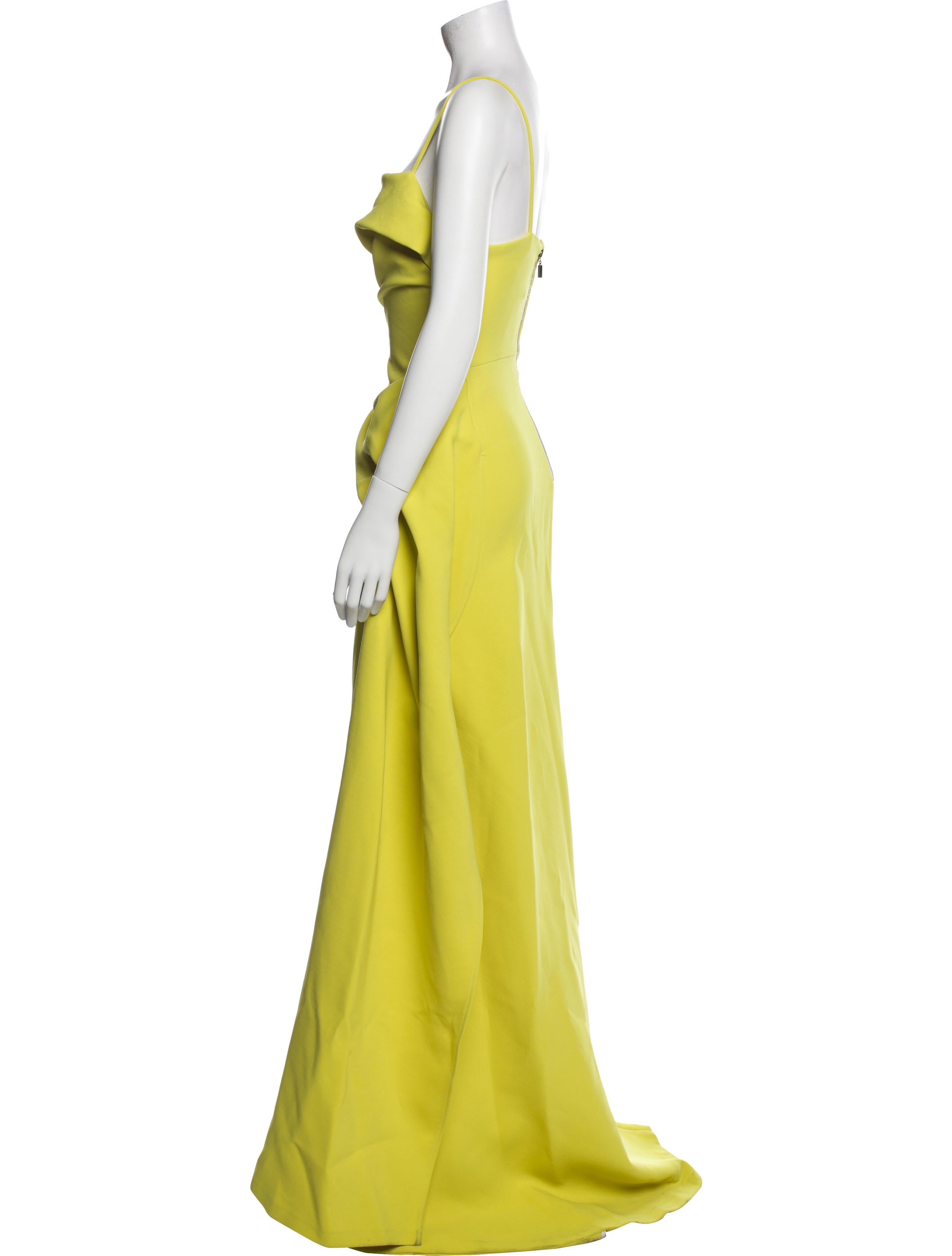 Maticevski Square Neckline Long Dress