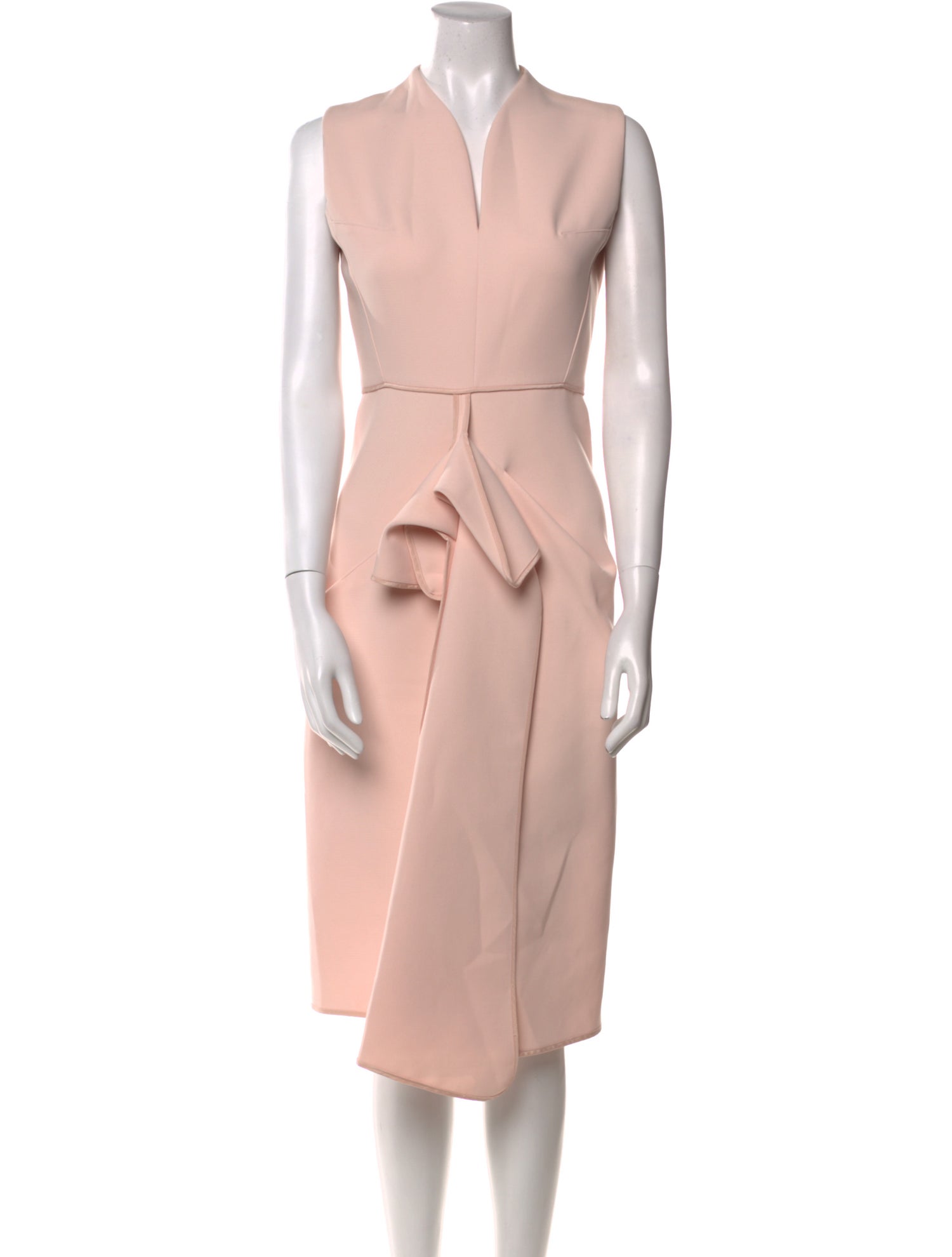 Maticevski V-Neck Midi Length Dress