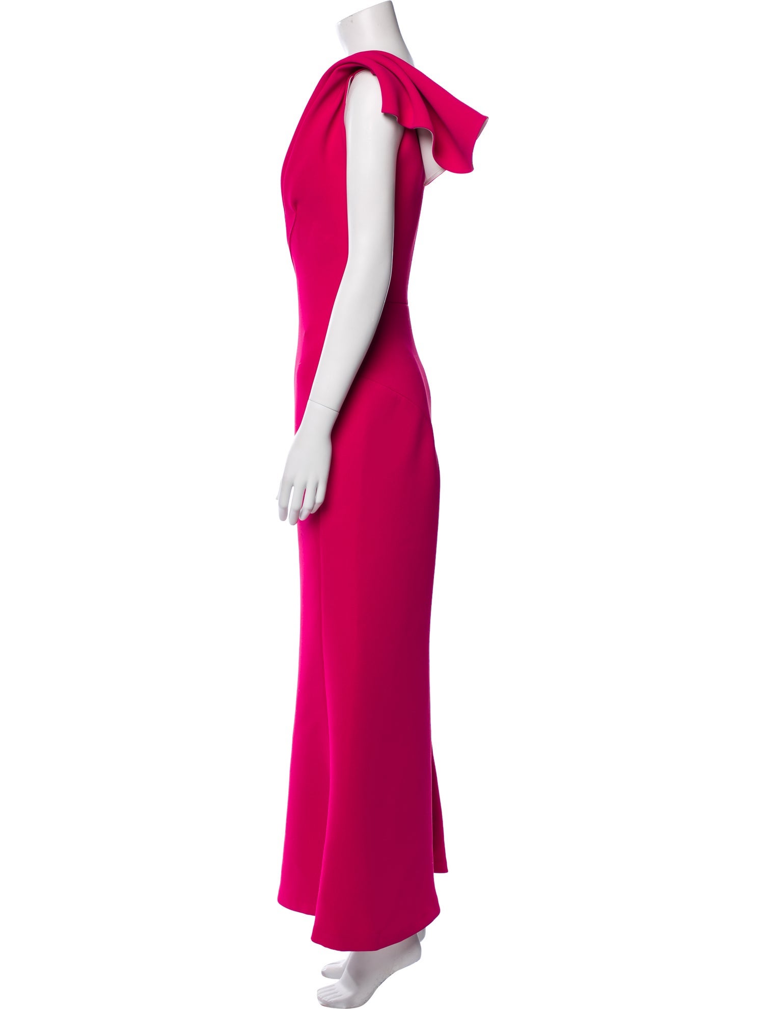 Maticevski One-Shoulder Long Dress