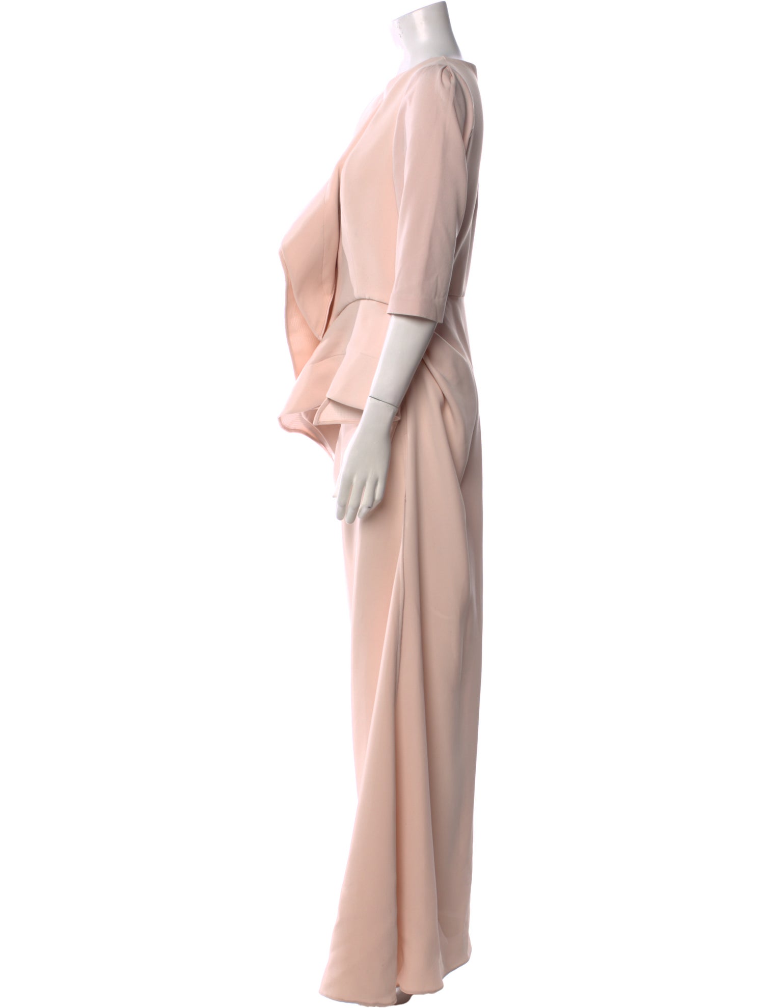 Maticevski Bateau Neckline Long Dress