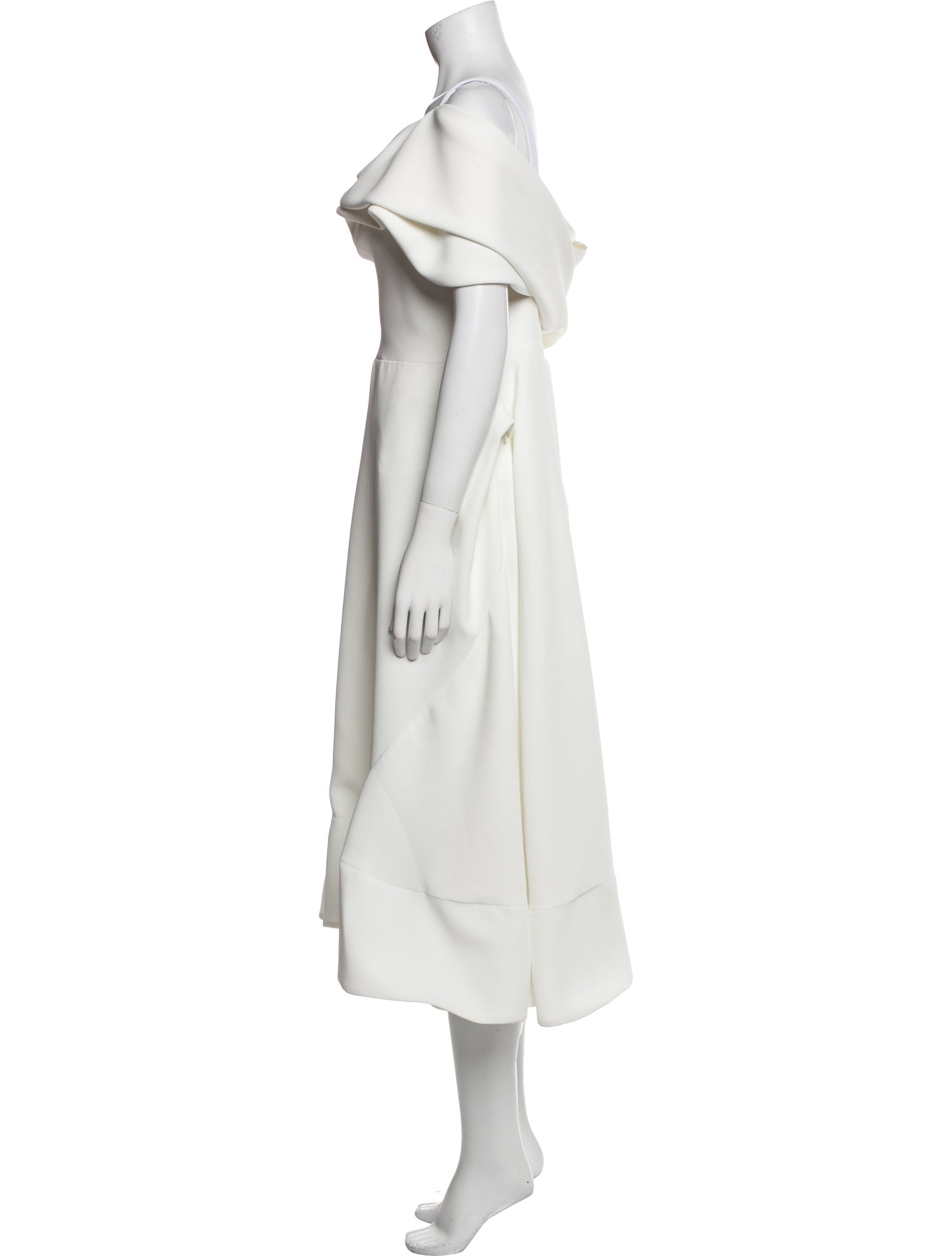 Maticevski Off-The-Shoulder Midi Length Dress