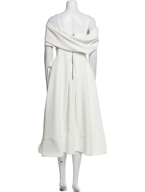 Maticevski Off-The-Shoulder Midi Length Dress