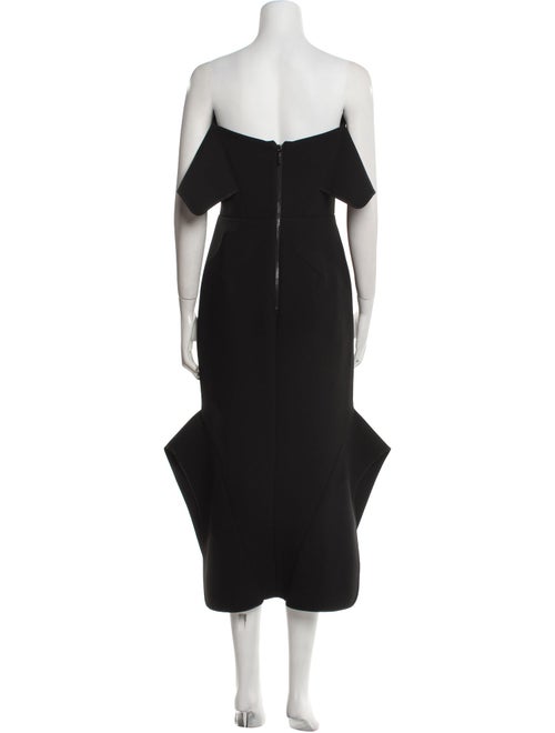 Maticevski Strapless Midi Length Dress