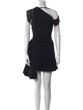 Maticevski Asymmetrical Mini Dress
