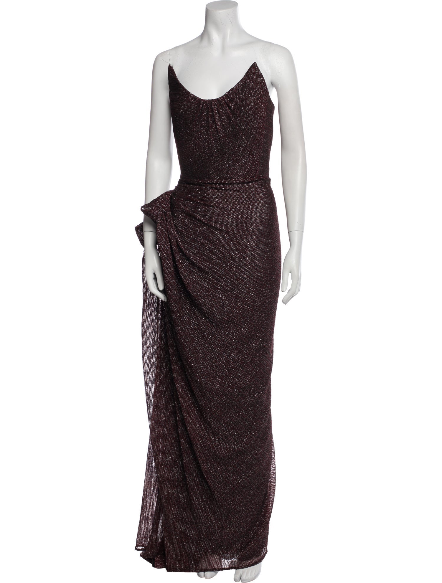 Maticevski Scoop Neck Long Dress