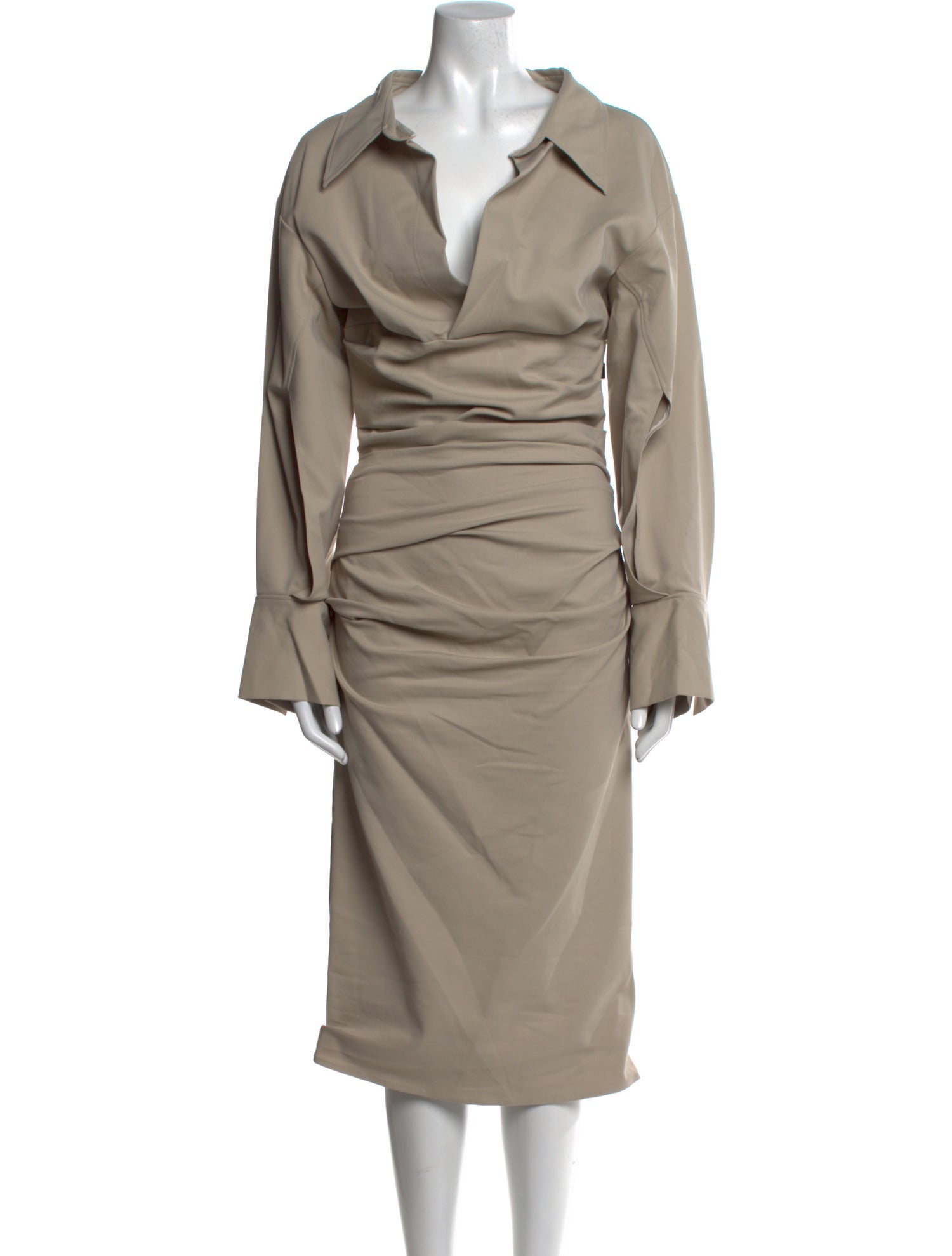 Maticevski Cowl Neck Long Dress