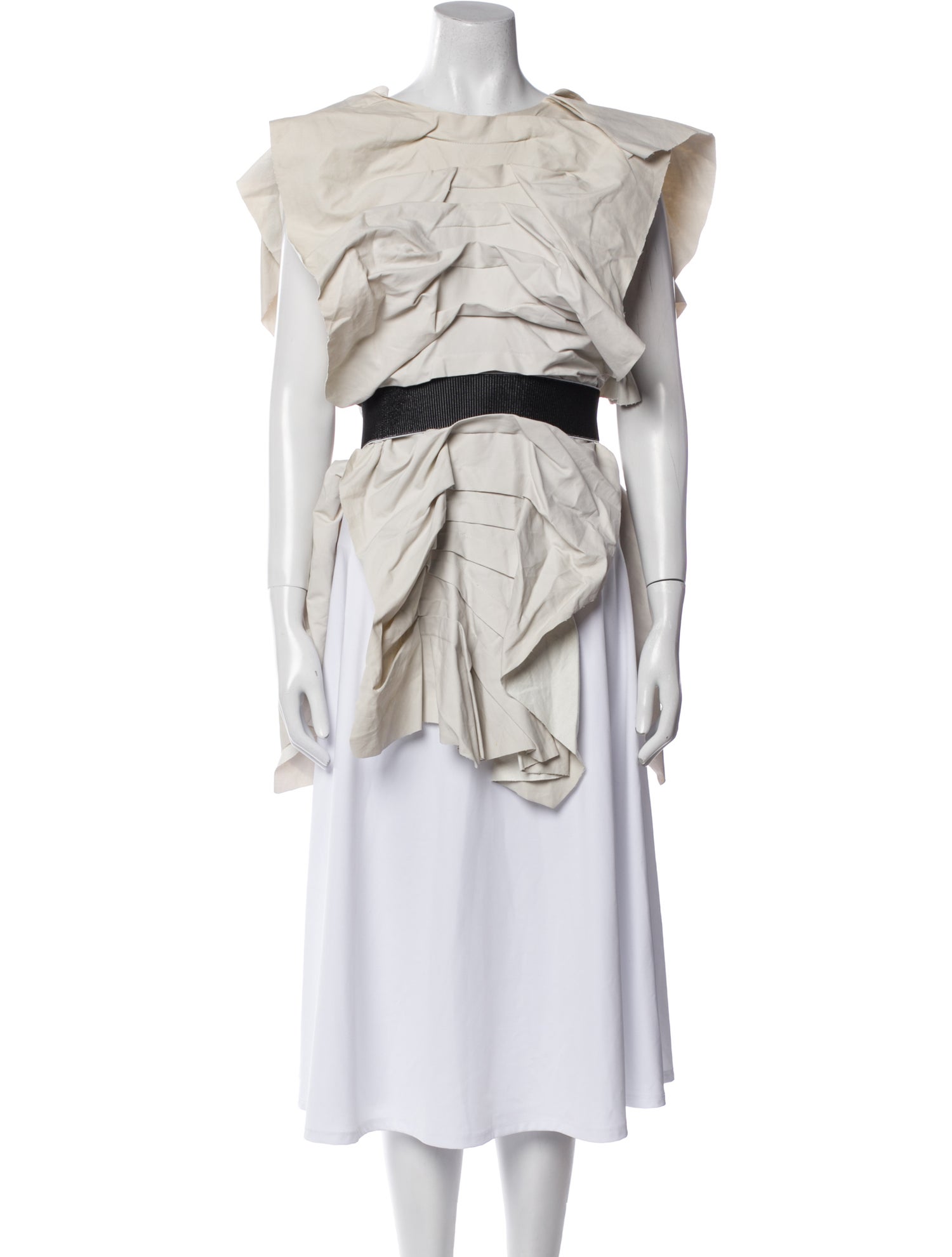 Maticevski Crew Neck Short Sleeve Blouse