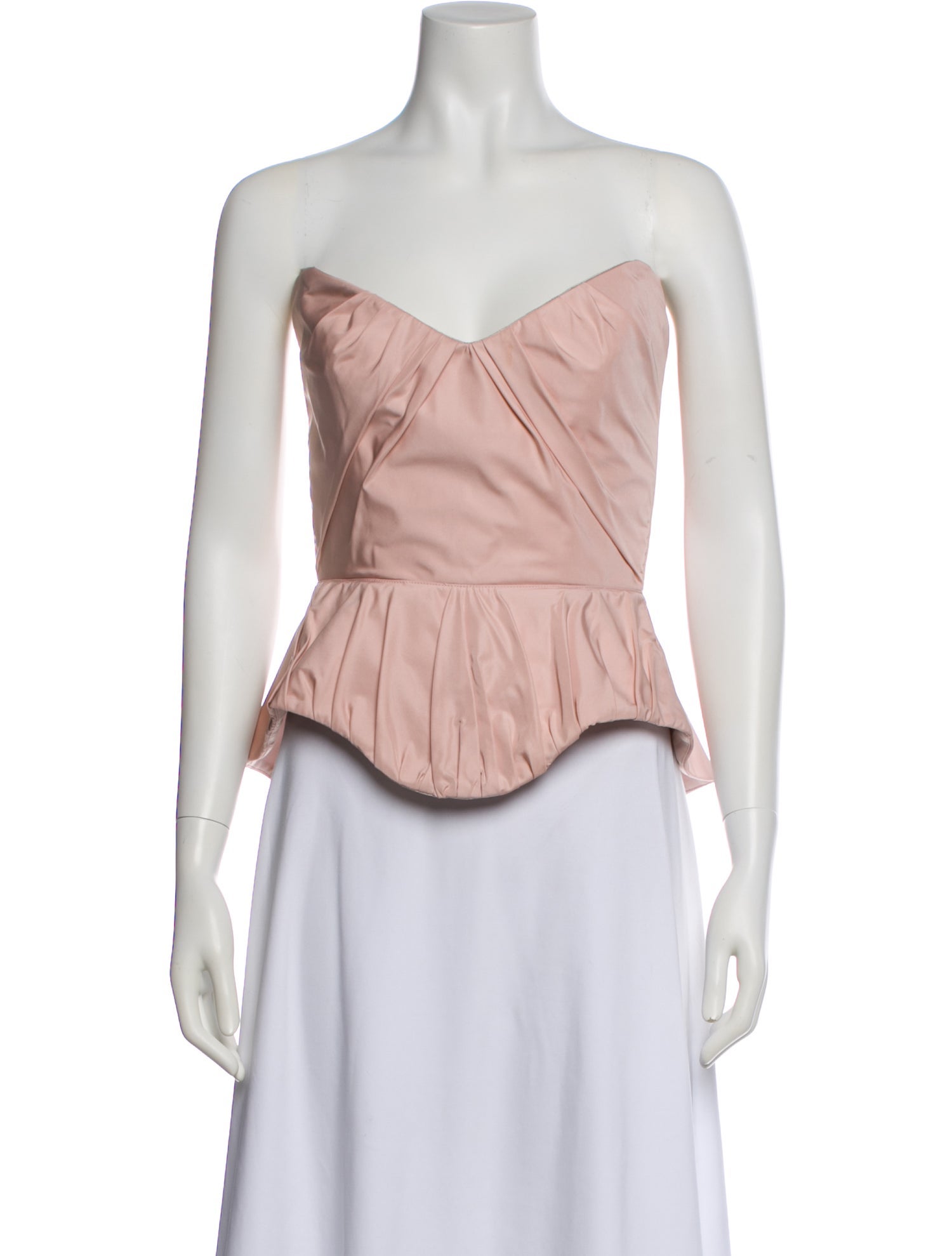 Maticevski Strapless Crop Top