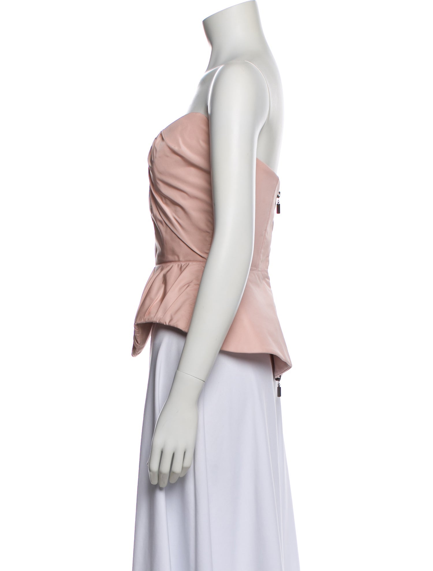 Maticevski Strapless Crop Top