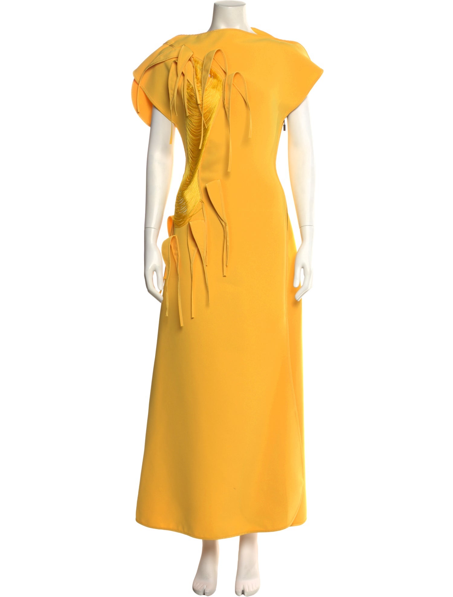 Maticevski Bateau Neckline Long Dress